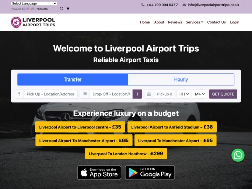 Liverpool Airport Trips