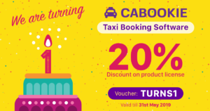 Taxi Booking Software - Cabookie Turns 1