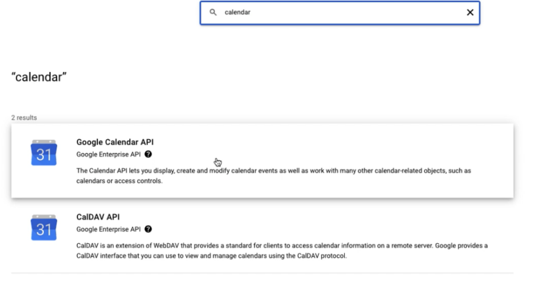 How to create API keys for Google Calendar - Negup Blog